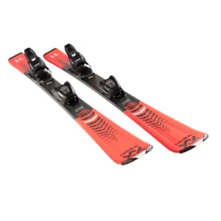 Ski Enfants Volkl "RACETIGER JR VMOTION" + Fix - Rouge