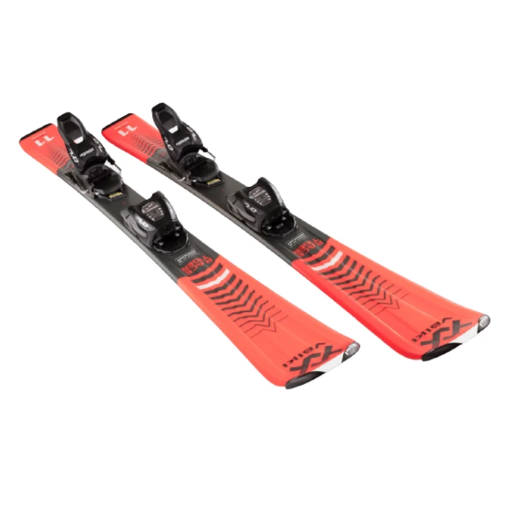 Ski Enfants Volkl "RACETIGER JR VMOTION" + Fix - Rouge 3 Ski Enfants Volkl "RACETIGER JR VMOTION" + Fix - Rouge